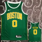 CELTICS TATUM  #0 Green Top Quality Hot Pressing NBA Jersey