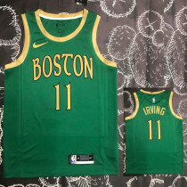 2020 CELTICS IRVING  #11 City Edition Green Top Quality Hot Pressing NBA Jersey