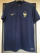 22-23 France Home World Cup  Fans Soccer Jersey