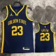 22-23 WARRIORS GREEN #23 Royal blue Top Quality Hot Pressing NBA Jersey (Trapeze Edition)