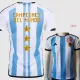 22-23 CAMPEONES DEL MUNDO 3 Stars Argentina Home Player Version Soccer Jersey (三星球员)
