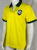 1950-1966 Brazil  Home Retro Soccer Jersey