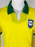 1950-1966 Brazil  Home Retro Soccer Jersey