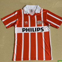 1990 PSV Home Retro Red Soccer Jersey