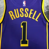 22-23 LAKERS RUSSELL #1 Purple Top Quality Hot Pressing NBA Jersey (Trapeze Edition)