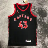 22-23 RAPTORS SIAKAM #43 Black red Top Quality Hot Pressing NBA Jersey (Trapeze Edition)