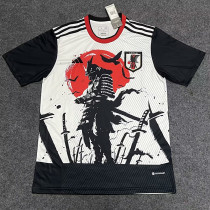 22-23 Japan Special Edition Black White Fans Soccer Jersey (黑武士)