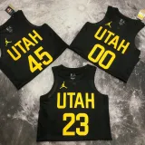 22-23 JAZZ MITCHELL #45 Black Top Quality Hot Pressing NBA Jersey (Trapeze Edition)