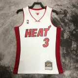 2005-06 Heat WADE #3 White Top Quality Hot Pressing NBA Jersey