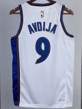22-23 Wizards AVDIJA  #9 White Top Quality Hot Pressing NBA Jersey (Retro Logo)