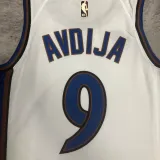 22-23 Wizards AVDIJA  #9 White Top Quality Hot Pressing NBA Jersey (Retro Logo)