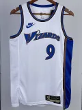 22-23 Wizards AVDIJA  #9 White Top Quality Hot Pressing NBA Jersey (Retro Logo)