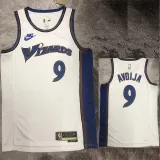 22-23 Wizards AVDIJA  #9 White Top Quality Hot Pressing NBA Jersey (Retro Logo)