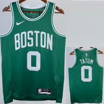 22-23 CELTICS TATUM  #0 Green Top Quality Hot Pressing NBA Jersey
