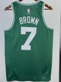 22-23 CELTICS BROWN #7 Green Top Quality Hot Pressing NBA Jersey