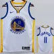 22-23 WARRIORS THOMPSON #11 White Top Quality Hot Pressing NBA Jersey (V领)