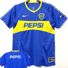 2003-2004 Boca Juniors Home Retro Soccer Jersey