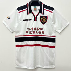 1998 Man Utd Away Retro Soccer Jersey