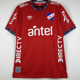 23-24 Club Nacional Red Fans Soccer Jersey