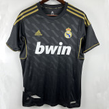 2011-2012 RMA  Away Black Retro Soccer Jersey (钢印)