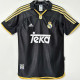 2000-2001 RMA Away Black Retro Soccer Jersey