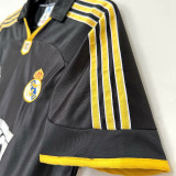2000-2001 RMA Away Black Retro Soccer Jersey