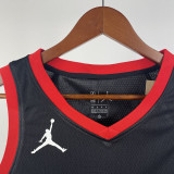 23-24 Rockets McGRADY #1 Black Top Quality Hot Pressing NBA Jersey (Trapeze Edition)飞人版