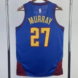 22-23 Nuggets MURRAY #27 Blue Top Quality Hot Pressing NBA Jersey (Trapeze Edition) 飞人版
