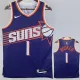 23-24 SUNS BOOKER #1 Purple Top Quality Hot Pressing NBA Jersey