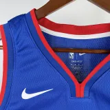 22-23 Pistons ROSE #25 Blue Top Quality Hot Pressing NBA Jersey(V领)