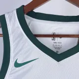 22-23 BUCKS LILLARD #0 Home White Top Quality Hot Pressing NBA Jersey(V领)