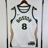 23-24 CELTICS PORZINGIS #8 White City Edition Home Top Quality Hot Pressing NBA Jersey