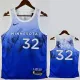 23-24 Timberwolves TOWNS #32 Blue City Edition Top Quality Hot Pressing NBA Jersey