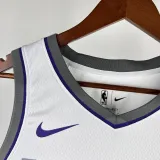 22-23 KINGS SABONIS #10 White Home Top Quality Hot Pressing NBA Jersey(V领）