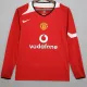 2005-2006 Man Utd Home Long sleeve Retro soccer jersey (长袖)