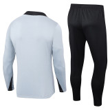 2024 NK Grey Half Pull Tracksuit (半拉链)