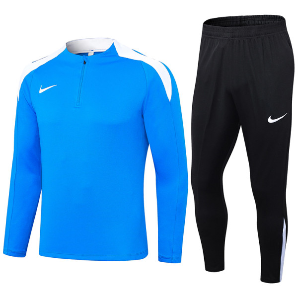 2024 NK Fancy Blue Half Pull Tracksuit (半拉链)