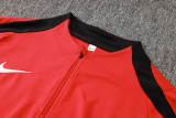 2024 NK Red Half Pull Tracksuit (半拉链)