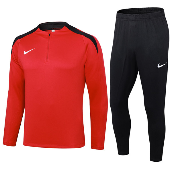 2024 NK Red Half Pull Tracksuit (半拉链)