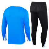 2024 NK Fancy Blue Half Pull Tracksuit (半拉链)