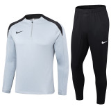 2024 NK Grey Half Pull Tracksuit (半拉链)