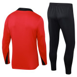 2024 NK Red Half Pull Tracksuit (半拉链)