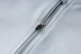 2024 NK Grey Half Pull Tracksuit (半拉链)