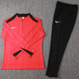 2024 NK Red Half Pull Tracksuit (半拉链)