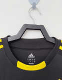 2011-2012 RMA Black GoalKeeper Retro Soccer Jersey (带章)
