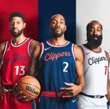 24-25 Clippers GEORGE #13 Navy Blue Away Top Quality Hot Pressing NBA Jersey