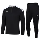 2024 NK Black Half Pull Tracksuit #05(半拉链)(白色领)