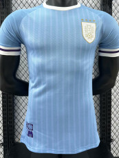2024 Uruguay Home Player Version Soccer Jersey #无标