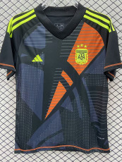 24-25 Argentina Black GoalKeeper Fans Soccer Jersey
