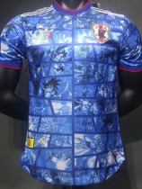 24-25 Japan Anime Edition Blue Player Version Soccer Jersey #龙珠联名A+